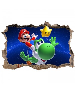 Sticker Mario Galaxy Trompe...